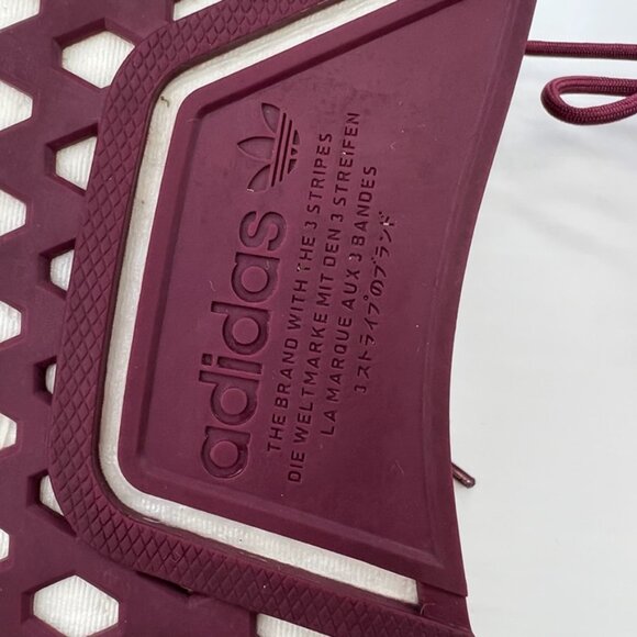 Adidas Shoe Women 8 NMD R1 Victory Crimson Lace Up Low Top Run Gym Sneaker Ex - Picture 12 of 14